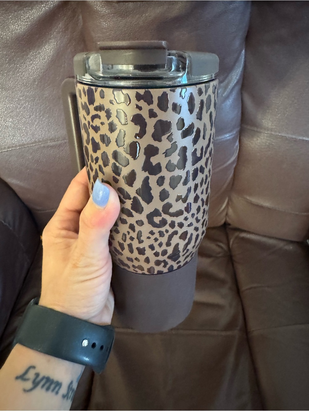 HydroJug coffee Leopard print traveler 20oz - Picture 2 of 3